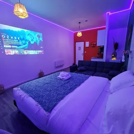 Apartment Ng Prestige - Lille I Centre - 121 - Balneo - Kitchenette - Terrasse - Wifi - Netflix Roubaix