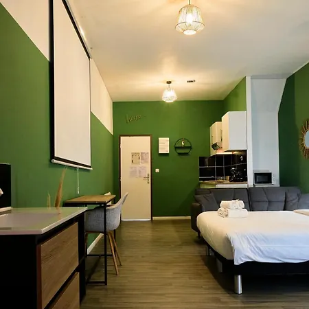 아파트 Ng Prestige - Lille I Centre - 121 - Balneo - Kitchenette - Terrasse 루베